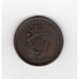 1816 Ireland Edward Stephens : Wellington & Erin Go Bragh SCARCE 1d token