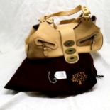 Mulberry pale lemon leather handbag t/w protective bag. number 208052.