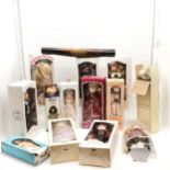 Collection of Leonardo dolls etc (tallest box 43cm) t/w Star Wars The force Awakens poster