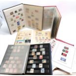 4 x stockbooks of stamps inc Europe, Russia, Commonwealth, 1987 USA wildlife sheet (50) etc