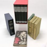 Qty of Folio Society books - 1957 Tales of mystery and imagination by E A Poe (toning & dustjacket