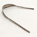 1802 silver unusual pair of sprung tongs (?) by TH - 10cm long & 13.5g