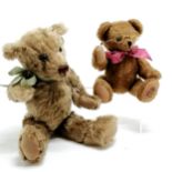 Robin Rive bear wearing glasses (21cm) t/w Orcadian Company of bears teddy (with growler) - in