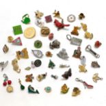 Qty of pin badges inc advertising, Rupert bear, jet aircraft etc - SOLD ON BEHALF OF THE NEW