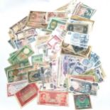 Useful collection of @150 x world banknotes inc China (Shanghai), Hong Kong etc