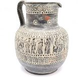 Greek style jug 18cm high- small chip to base