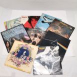 x 9 albums including Tattoo by Rory Gallagher, Dirty fingers by Gary Moore (in opened shrink