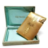 Elgin American boxed combination lighter / cigarette case - box size 14cm x 10cm