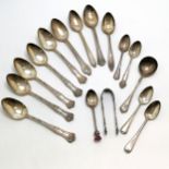 Qty of hotel / air line spoons inc William Penn hotel, Mayflower, Conrad Hilton, Capital Airlines