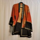 Antique chinese embroidered jacket some slight damage to silk