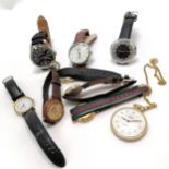 Qty of wristwatches inc mechanical wind Russian Raketa (glass a/f), fashion watches etc - all for