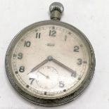 Military G.S.T.P. reference Q13288 Tissot pocket watch for spares/repairs. Lacks the loop to top.