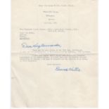 1971 typed letter hand signed by Sir Barnes Neville Wallis CBE (1887-1979)