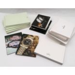 Rolex 19 x dealership brochures / booklets - mostly with price lists