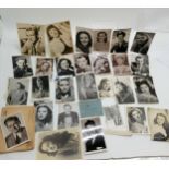 Qty of mostly film / cinema star postcards inc some hand signed