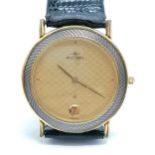 Antima quartz wristwatch with guilloche milled bezel (30mm case) - slight scuffs to dial and some