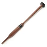 Hector Russell (Greenock) Scottish wooden turned pipe - 45cm