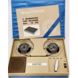 Vantone Book-corder 4 transistors tape recorder model TSK-4000, in original box with instructions