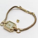 Rolex Tudor ladies manual wind Art Deco wristwatch in original Tudor Rolex marked gold plated case -