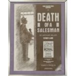 Framed Arthur Miller poster of 'Death of a salesman' at York Theatre Royal - frame 48cm x 37cm ~