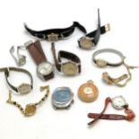 Qty of mechanical watches inc Memostar alarm, Crusader merman etc - for spares / repairs - SOLD ON
