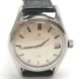 Certina automatic DS gents wristwatch in 32mm stainless steel case ~ slight deterioration to dial