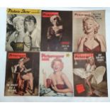 Marilyn Monroe 5 x 1950's Picturegoer + 1954 Picture Show magazines with her as cover star