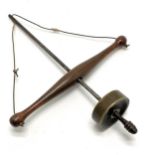 Archimedean antique bow string drill - 35cm long