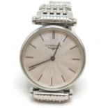 Longines ladies la grande classique #L4 209 4 (22mm case) quartz wristwatch with integral bracelet -