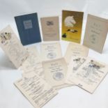 Qty of P&O menus, passenger lists etc inc SS Canton, Arcadia Frog Club etc