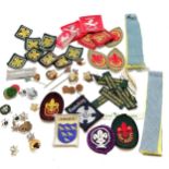 Qty of Boy scouts / scouting badges, pins, badges etc