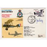 1973 RAF No 51 Squadron cover #18 hand signed by John 'Cat's Eyes' Cunningham CBE DSO+2Bars DFC+