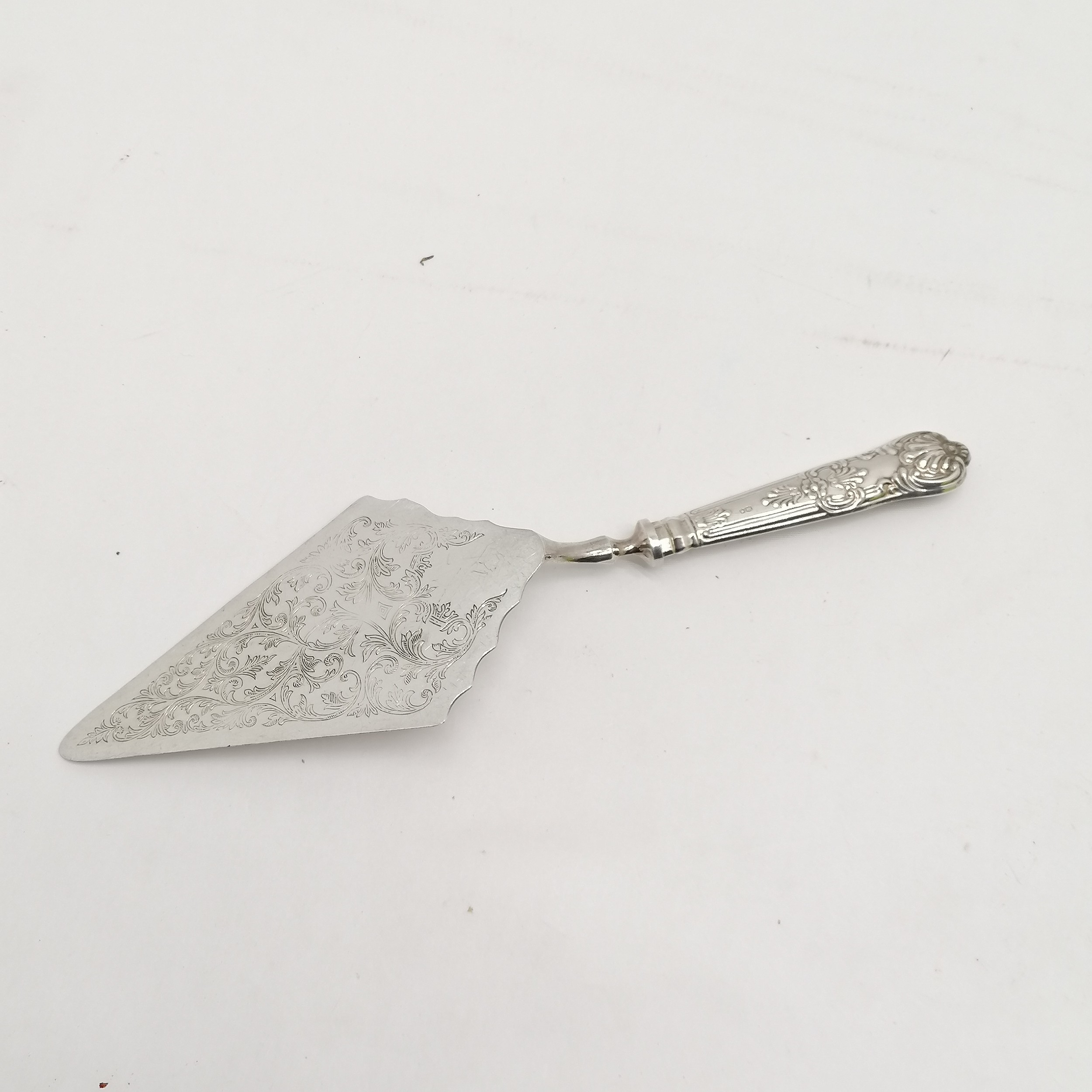 Qty of silver plated loose cutlery inc fiddle & thread pattern, Viners silver handled pie slice ( - Image 7 of 8