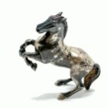 900 solid silver miniature horse ornament by J Hügler - 6cm tall & 83.8g