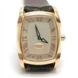 Parmigiani fleurier ladies 18ct gold automatic wristwatch with exhibition back #7179 - case 28mm x