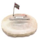 Hazards Golfing Society trophy / desk stand awarded to L D Sinclair Captain 1950 - 14cm across &