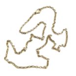 9ct marked gold 50cm neckchain ~ 5.3g