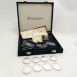 Complete set of 8 x 2016 Cook Islands silver proof Shakespeare's Kings $2 coins in capsules ~ Ltd