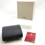 Longines EMPTY watch box #600 (has wear) in original outer box & booklet