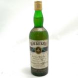 Vintage Mackenzie unopened bottle of whisky - label slight a/f
