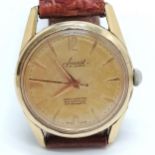 Accurist Gents manual wind wristwatch (32mm case) - obvious deterioration to hands & dial and runs