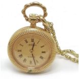 Gradus mechanical pendant watch on 60cm chain - SOLD ON BEHALF OF THE NEW BREAST CANCER UNIT