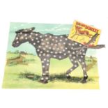 Antique Glevum Games Tail-Less Donkey without it's box - In good unused condition but only 2 tails