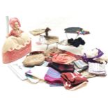 Collection of assorted vintage scarves, Jaeger etc t/w assorted evening bags etc.