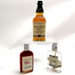 3 x unopened bottles of rum ~ Bacardi spice rum (70cl), CSR (Cane Spirit Rothschild) 200ml & Lamb'
