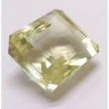 Loose large citrine stone @ 24mm x 20mm x 16mm deep & 69 carats
