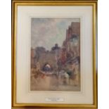 Framed watercolour painting of Camberley by Francis Browne Tighe (c.1865-1936) - frame 57cm x 45cm