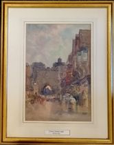 Framed watercolour painting of Camberley by Francis Browne Tighe (c.1865-1936) - frame 57cm x 45cm