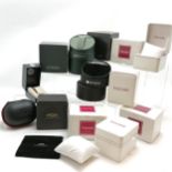 Qty of watch boxes inc Tissot, Pulsar, Rotary, Citizen & Sekonda