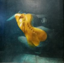 Mike Nicoll 'Die Verwandlung' (after 'The Metamorphosis' by Franz Kafka) large painting in egg